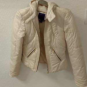 Forever 21 hooded puffer jacket sz S